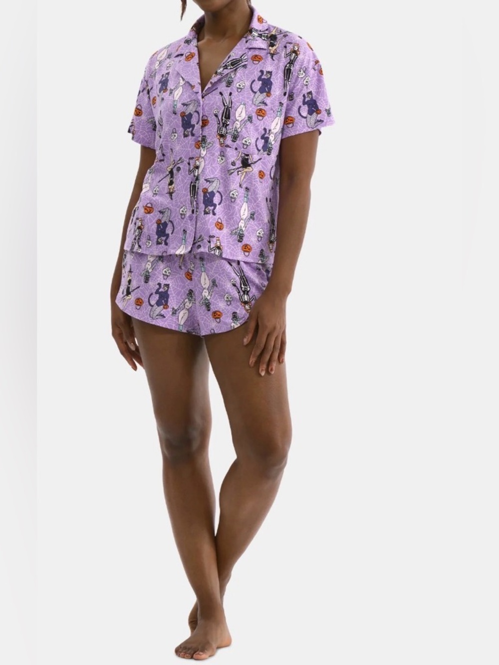 WAY TO CELEBRATE MONSTER PRINT 2 PIECE PJ SET - Picture 2 of 10